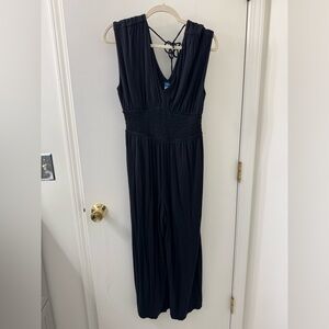Old Navy Black V-Neck Jumpsuit